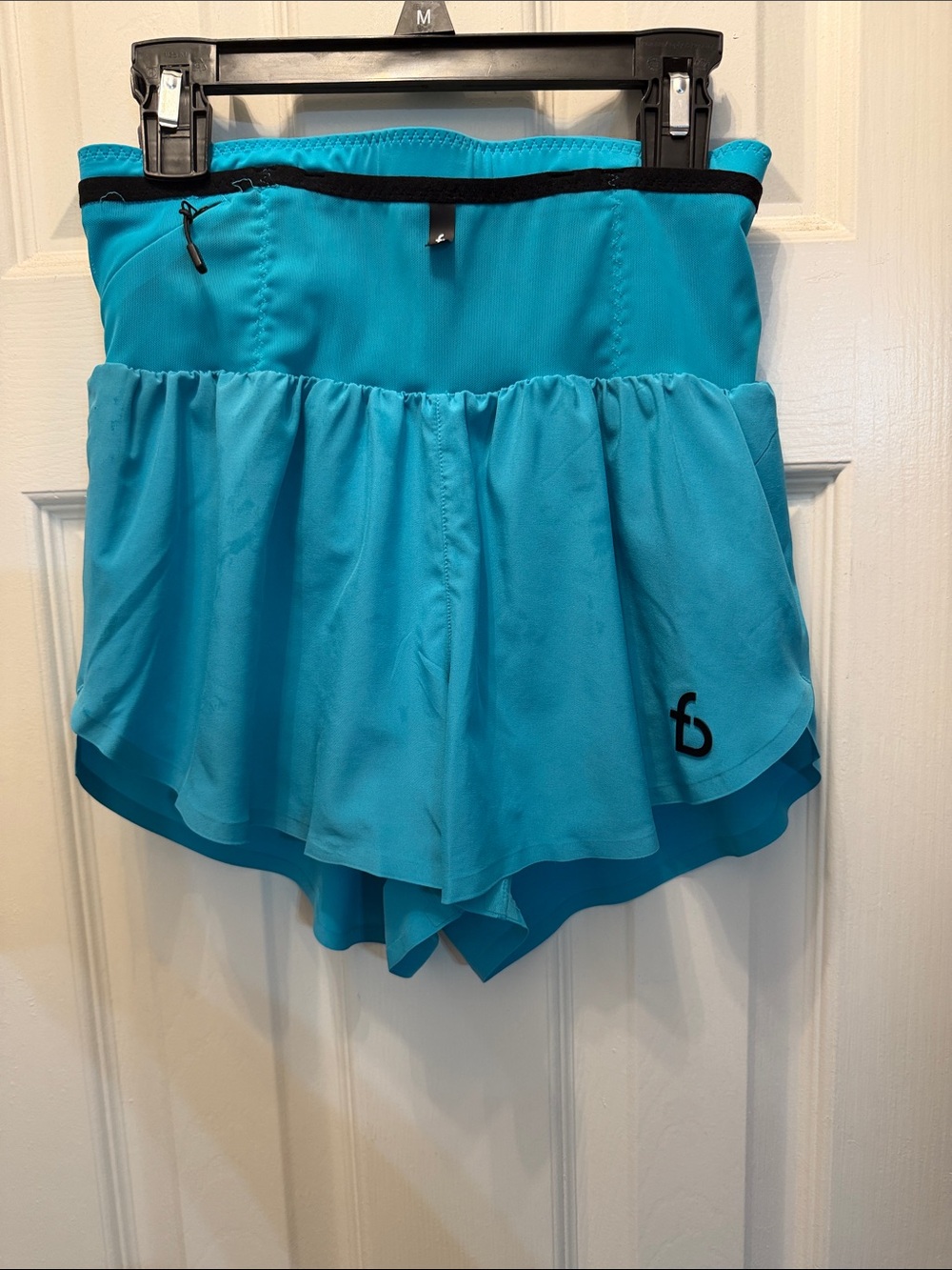 FLIPBELT Teal Athletic Skort with Built-In Shorts